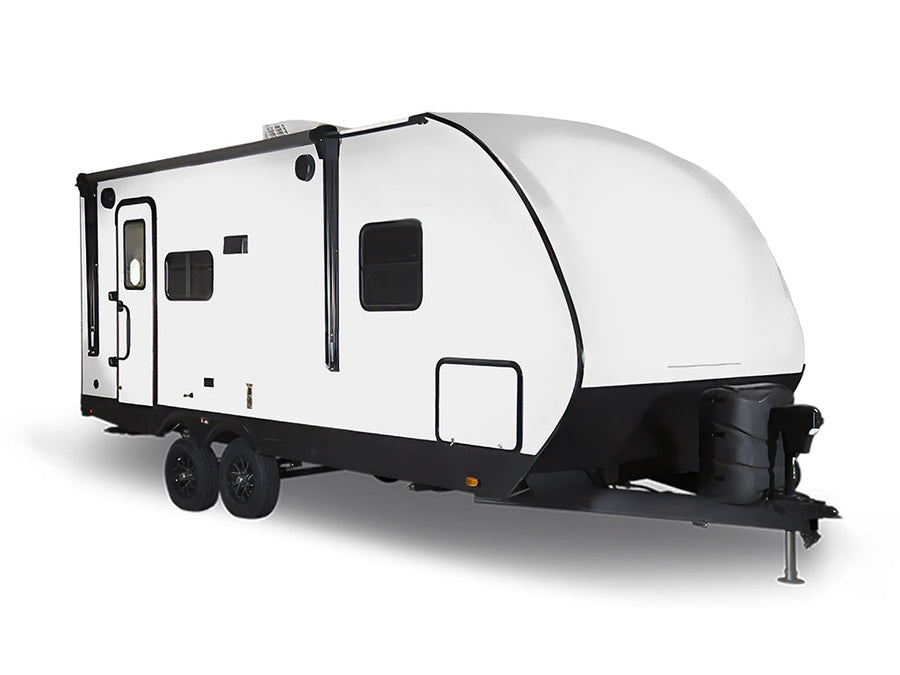 Rwraps Matte White Travel Trailer Wraps