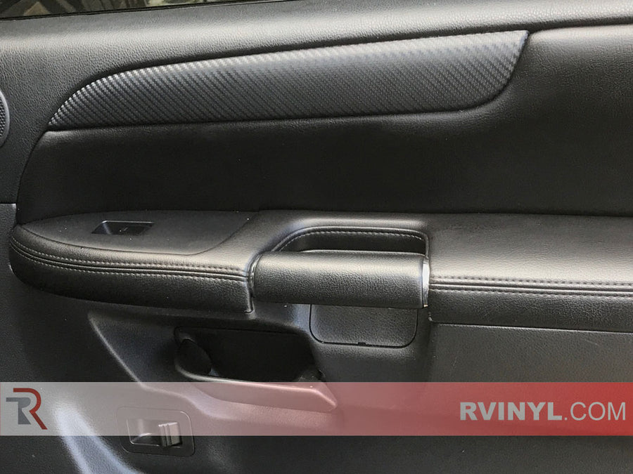Rwraps™ 3D Black Carbon Fiber Nissan Armada Dash Wraps