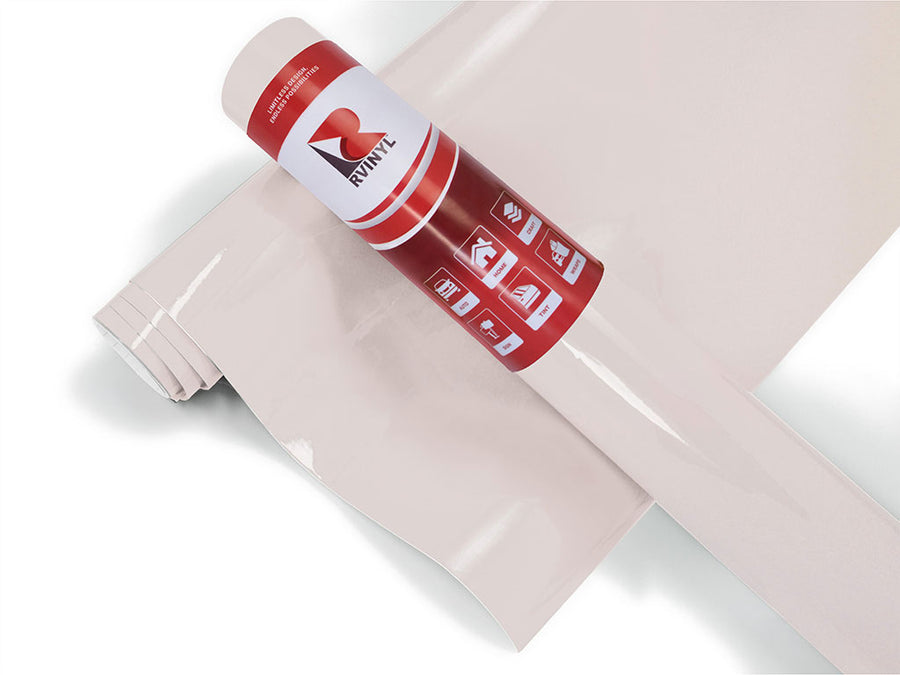 Rwraps Pearlescent Gloss White Boat Wrap Color Film