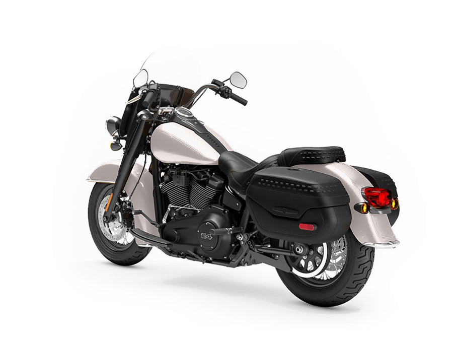 Rwraps Pearlescent Satin White Motorcycle Vinyl Wraps