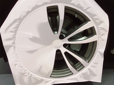 Rwraps™ Pearlescent Satin White Custom Wheel Installation Process