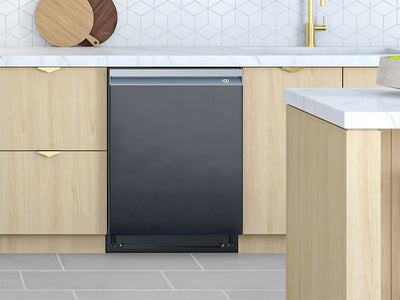 Rwraps™ Satin Metallic Deep Gray Custom Dishwasher Cover