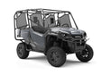 Rwraps™ Satin Metallic Deep Gray Vinyl UTV Wrap