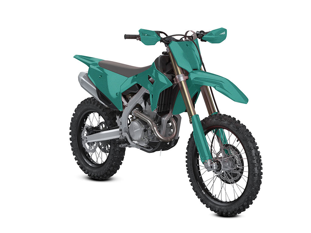 Rwraps™ Satin Metallic Emerald Green Dirt Bike Wraps | Dirt Bike