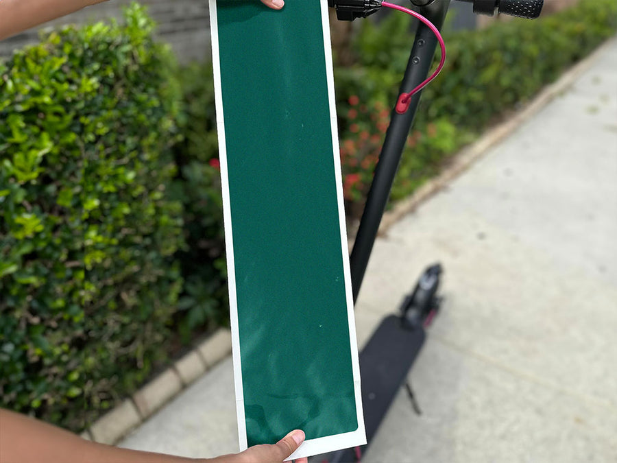 Rwraps Satin Metallic Emerald Green DIY Electric Scooter Wraps