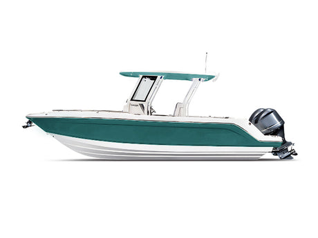 Rwraps Satin Metallic Emerald Green Motorboat Wraps