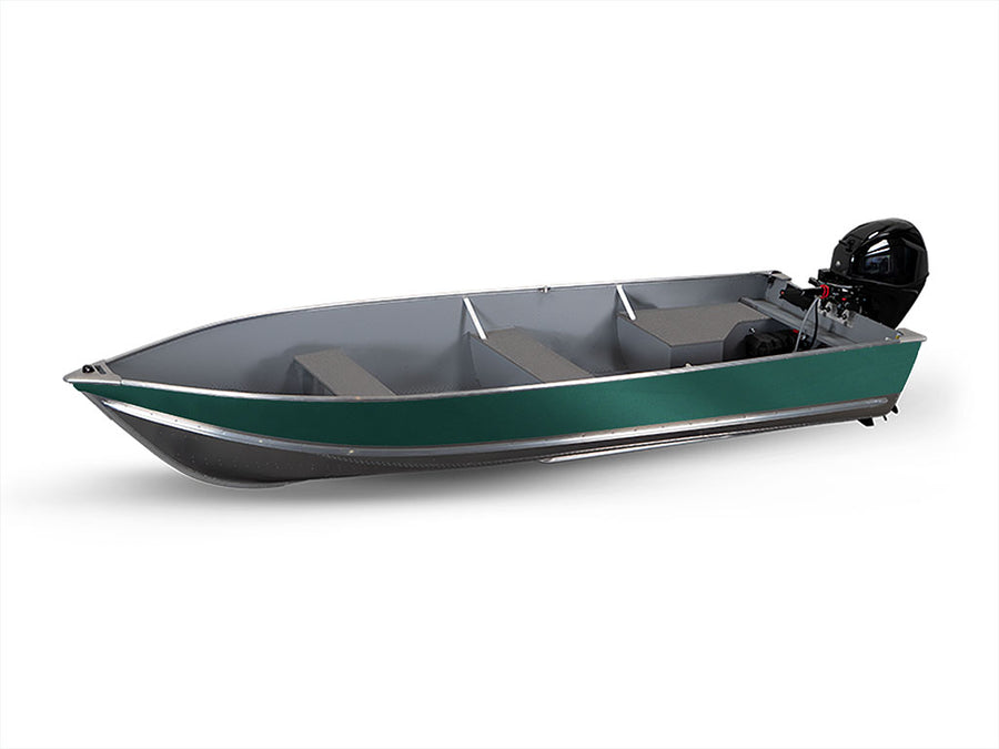 Rwraps Satin Metallic Emerald Green Pontoon Vinyl Film Wraps