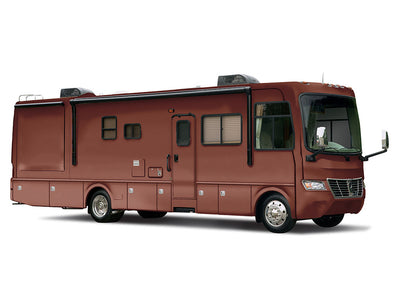 Rwraps Satin Metallic Flame Red Recreational Vehicle Wraps