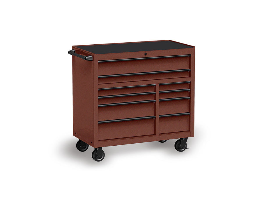 Rwraps™ Satin Metallic Flame Red Tool Cabinet Wraps