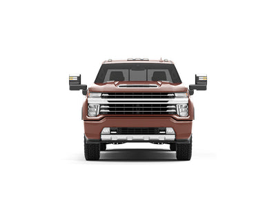 Rwraps Satin Metallic Flame Red DIY Truck Wraps