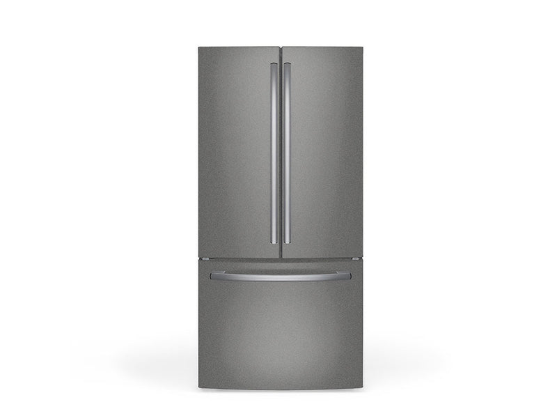 Rwraps Satin Metallic Gray DIY Built-In Refrigerator Wraps