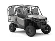Rwraps™ Satin Metallic Gray Vinyl UTV Wrap