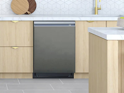 Rwraps™ Satin Metallic Gunsmoke Gray Custom Dishwasher Cover
