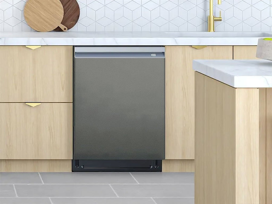 Rwraps™ Satin Metallic Gunsmoke Gray Custom Dishwasher Cover