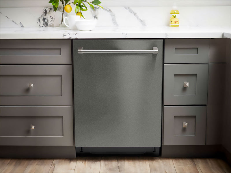 Rwraps™ Satin Metallic Gunsmoke Gray Dishwasher Wraps