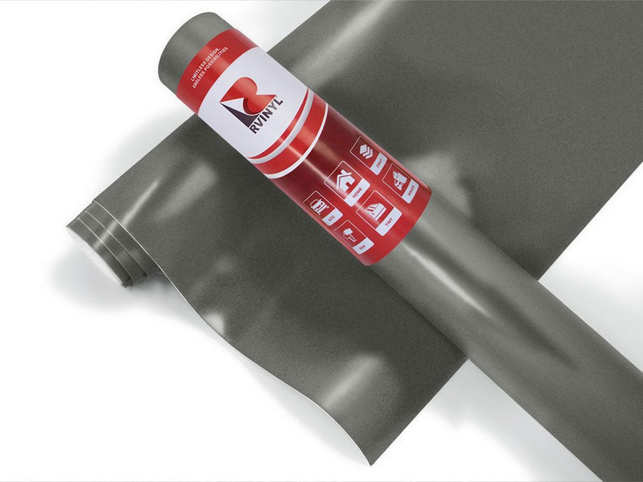 Rwraps™ Satin Metallic Gunsmoke Gray Dishwasher Wrap Roll