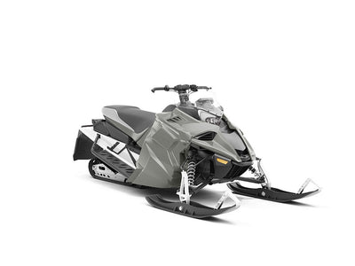 Rwraps™ Satin Metallic Gunsmoke Gray Vinyl Snowmobile Wrap