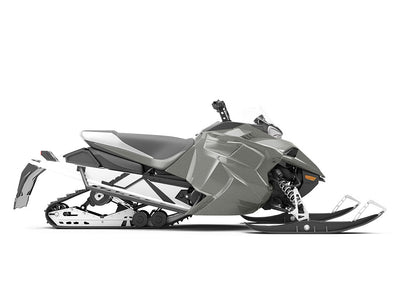 Rwraps Satin Metallic Gunsmoke Gray Do-It-Yourself Snowmobile Wraps