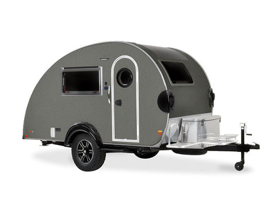 Rwraps Satin Metallic Gunsmoke Gray Do-It-Yourself Truck Camper Wraps