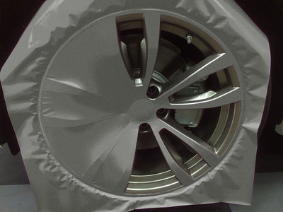 Rwraps™ Satin Metallic Gunsmoke Gray Custom Wheel Installation Process