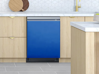 Rwraps™ Satin Metallic Ocean Deep Blue Custom Dishwasher Cover