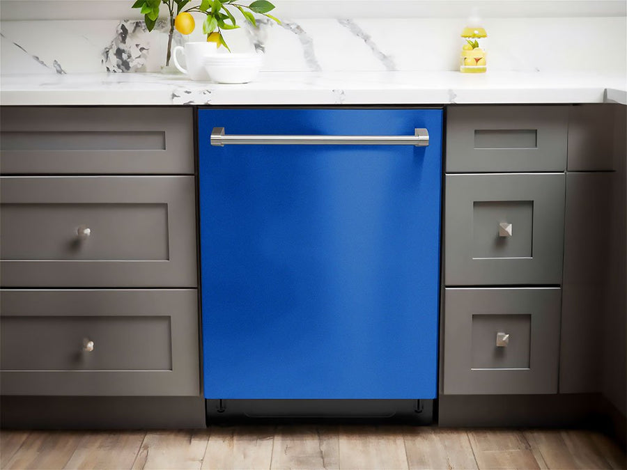 Rwraps™ Satin Metallic Ocean Deep Blue Dishwasher Wraps