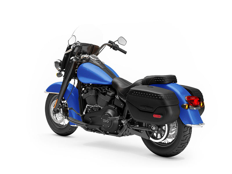 Rwraps Satin Metallic Ocean Deep Blue Motorcycle Vinyl Wraps