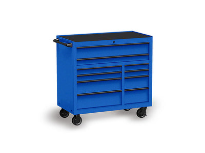 Rwraps™ Satin Metallic Ocean Deep Blue Tool Cabinet Wraps
