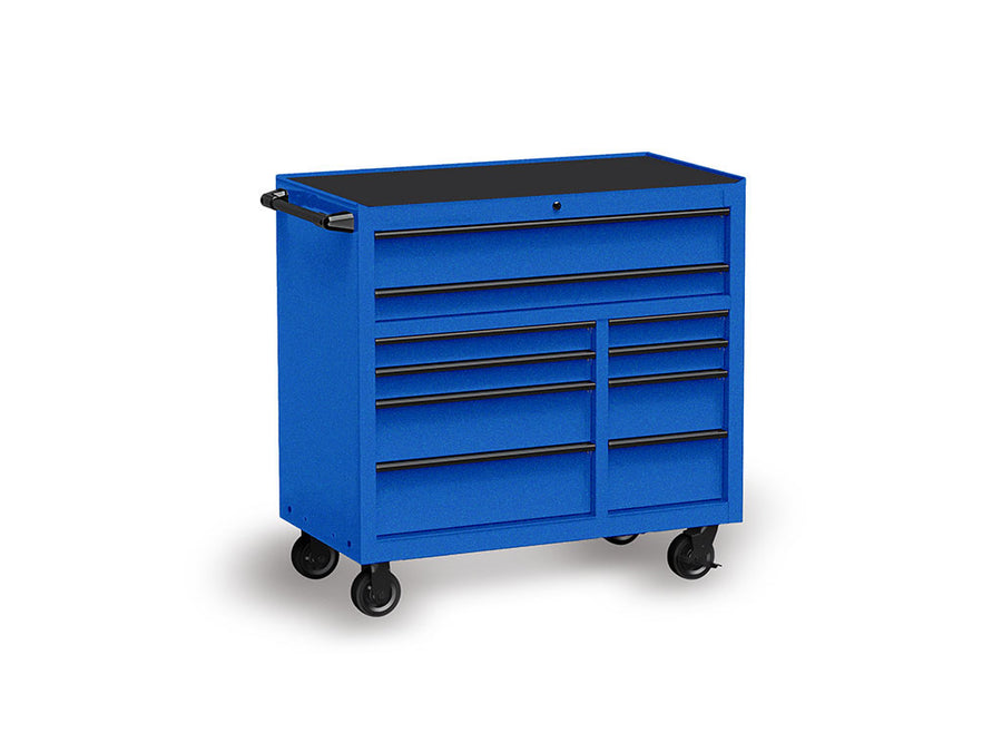 Rwraps™ Satin Metallic Ocean Deep Blue Tool Cabinet Wraps