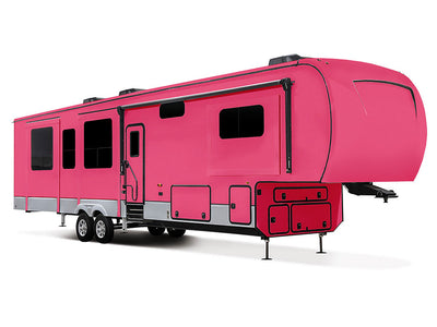 Rwraps Satin Metallic Pink Do-It-Yourself 5th Wheel Travel Trailer Wraps