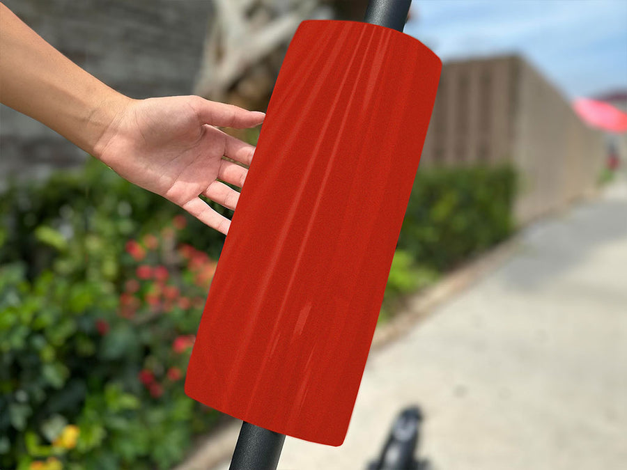 Rwraps Satin Metallic Red Do-It-Yourself E-Scooter Wraps