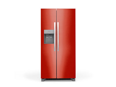 Rwraps™ Satin Metallic Red Refrigerator Wraps