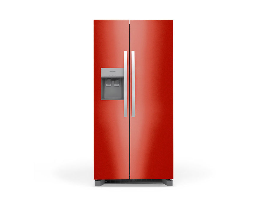 Rwraps™ Satin Metallic Red Refrigerator Wraps