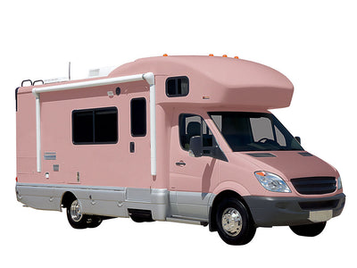 Rwraps Satin Metallic Rose Gold DIY RV Wraps