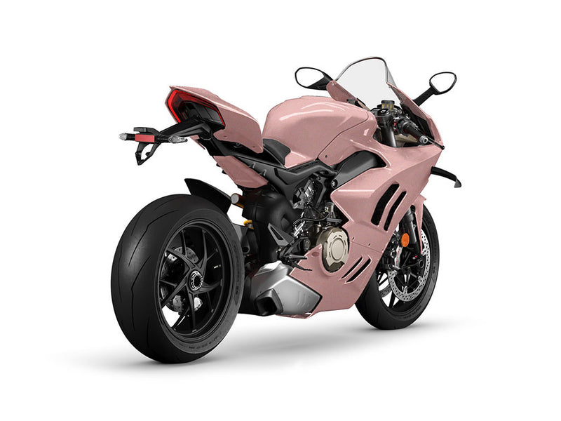 Rwraps Satin Metallic Rose Gold DIY Motorcycle Wraps