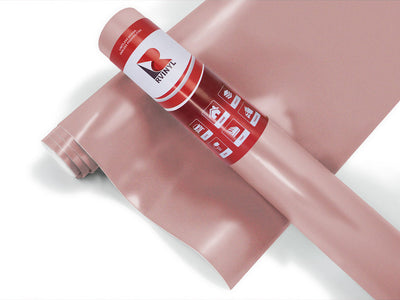 Rwraps Satin Metallic Rose Gold Boat Wrap Color Film