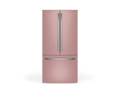 Rwraps Satin Metallic Rose Gold DIY Built-In Refrigerator Wraps