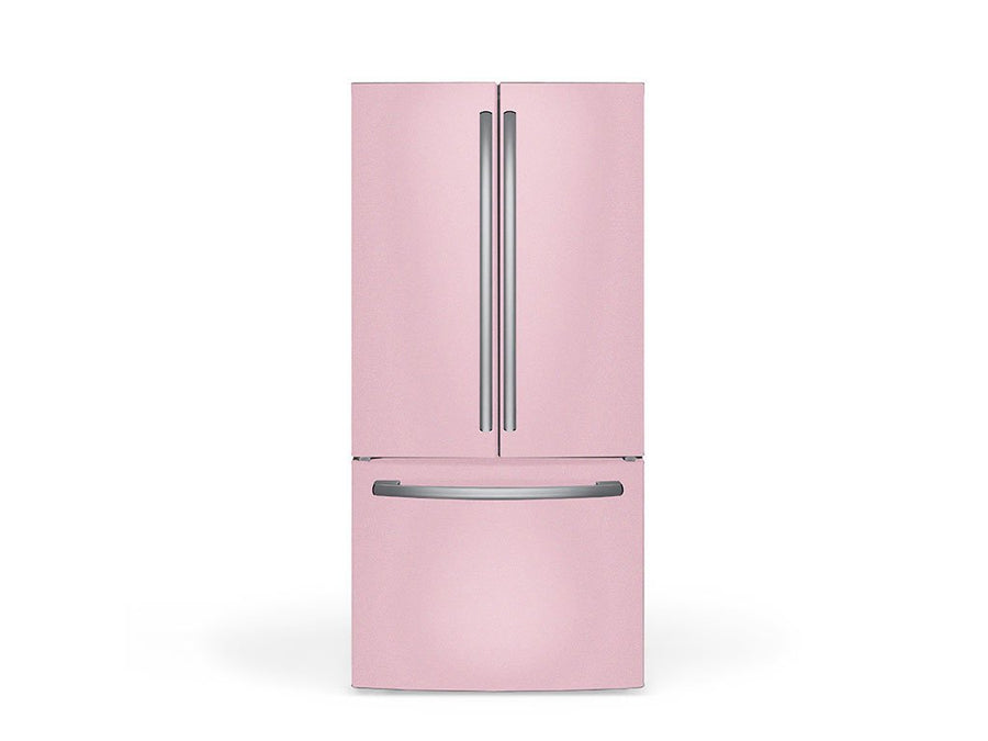 Rwraps Satin Metallic Sakura Pink DIY Built-In Refrigerator Wraps