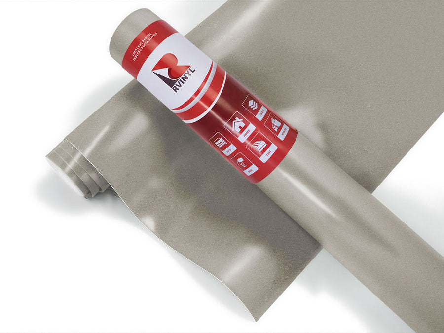 Rwraps™ Satin Metallic Silver Wheel Wrap Roll