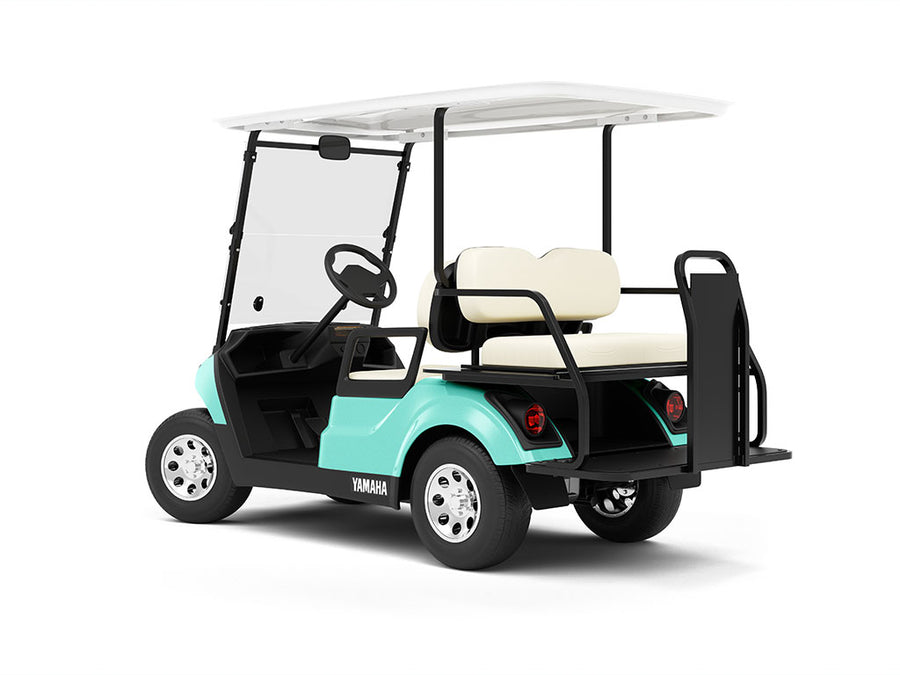 Rwraps Satin Metallic Turquoise Golf Cart Vinyl Wraps