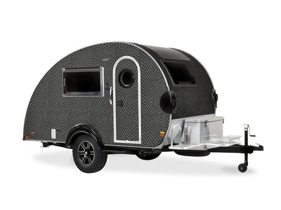 Rwraps Snakeskin Black Do-It-Yourself Truck Camper Wraps
