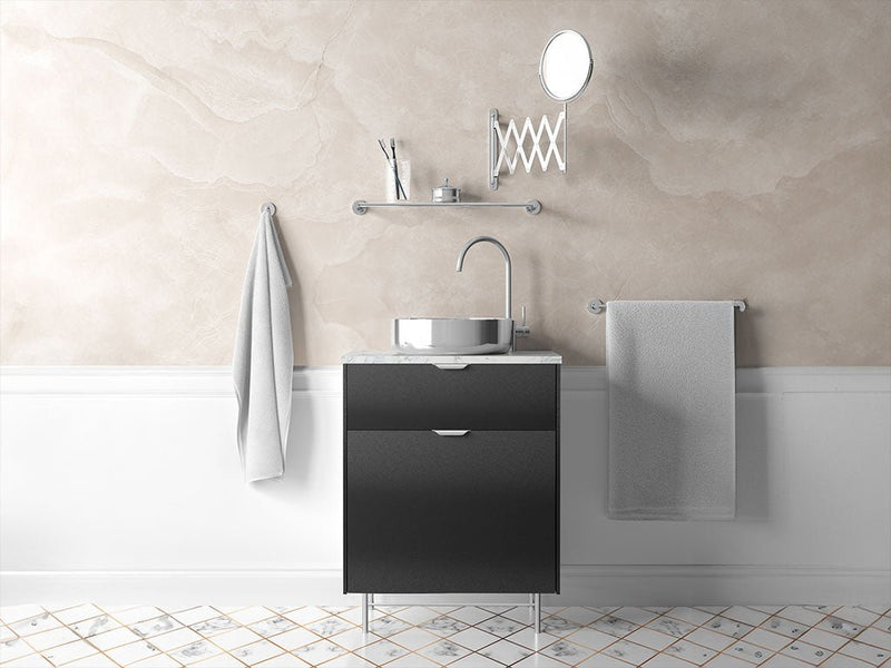 Rwraps™ Velvet Black Bathroom Cabinet Wraps