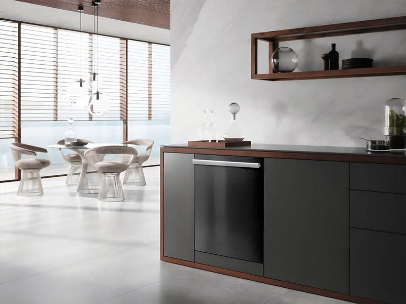 Rwraps™ Velvet Black Wrapped Dishwasher Example