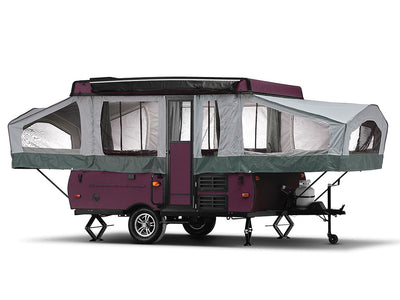 Rwraps Velvet Purple Pop-Up Camper