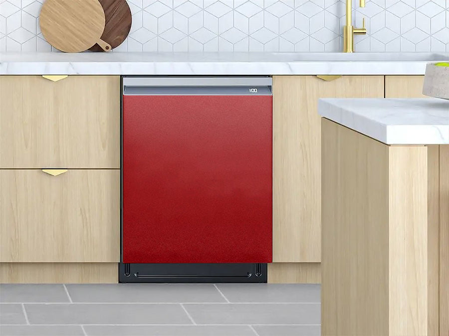 Rwraps™ Velvet Red Custom Dishwasher Cover