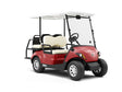 Rwraps™ Velvet Red Vinyl Golf Cart Wrap