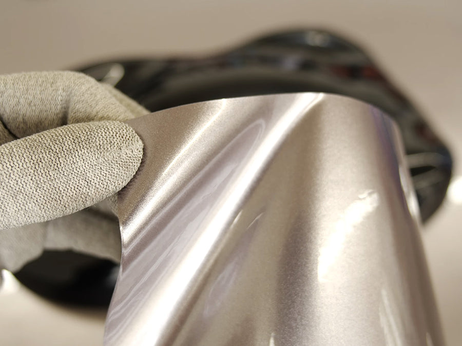 Rwraps Gloss Gray Metallic Film~Rwraps Gloss Gray Metallic Vinyl Sheet~1
