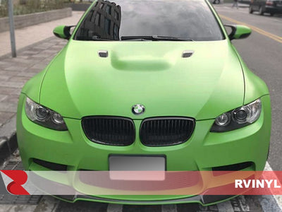3M 2080 Series Satin Apple Green Hood Wrap