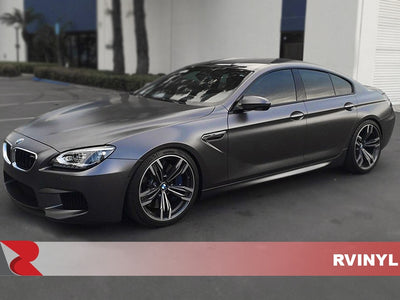 3M Series 2080 Satin Dark Gray Installed Custom Driver Side Wrap