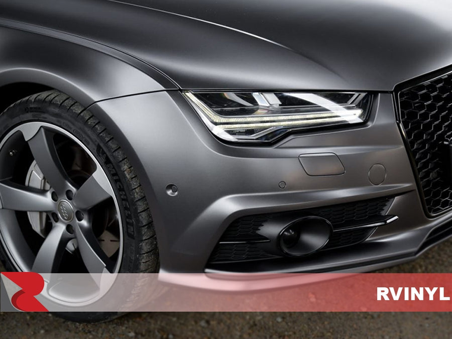 3M Series 2080 Satin Dark Gray Installed Closeup Wrap